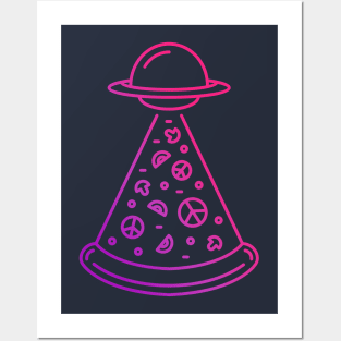 Ufo Pizza Posters and Art